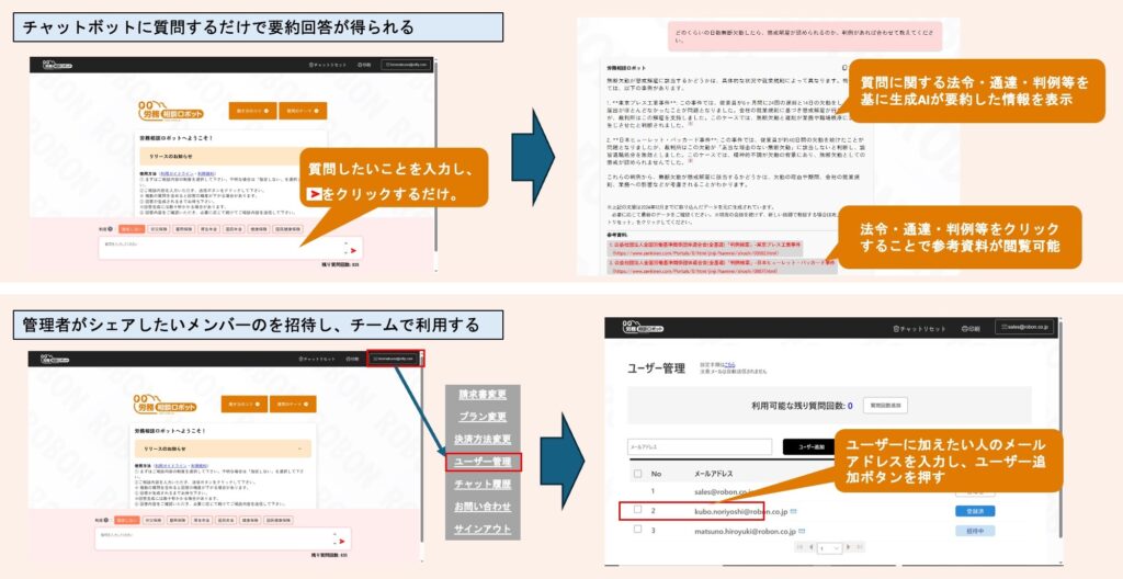 労務相談ロボットの活用方法